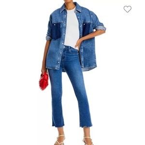 paige colette cropped high rise flares